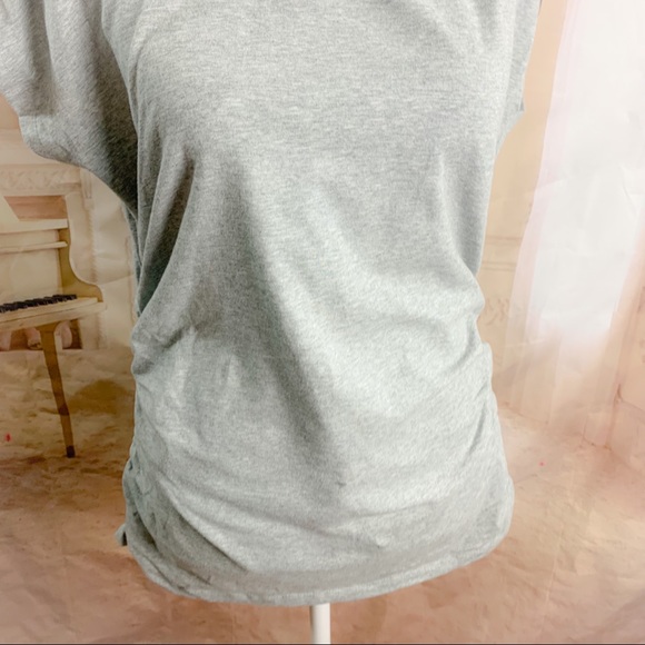 NEW Micheal Kors shoulder zipper rushed Blouse - Picture 3 of 11